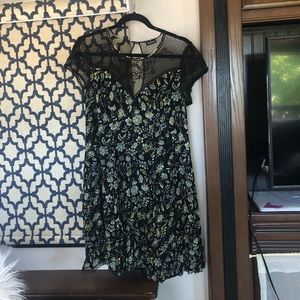 Lace floral sun dress